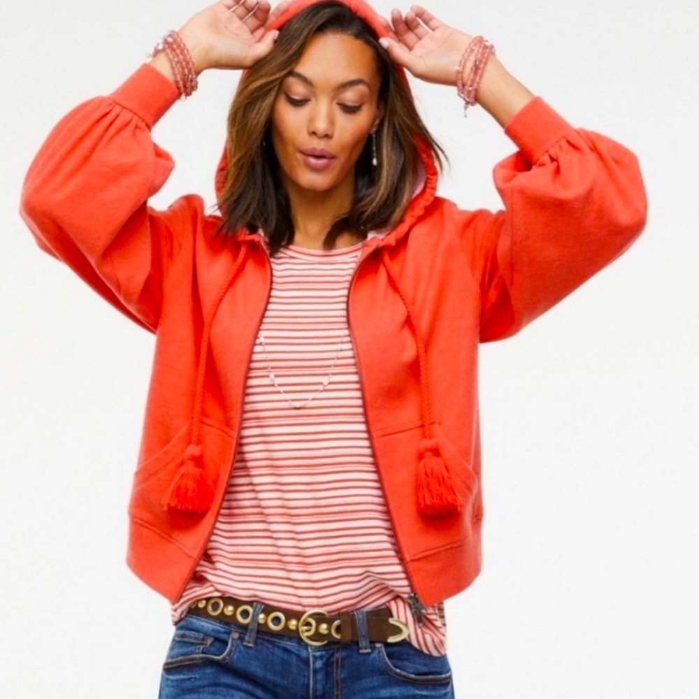 Cabi zip-up Hoodie Sweatshirt XL Tangerine
